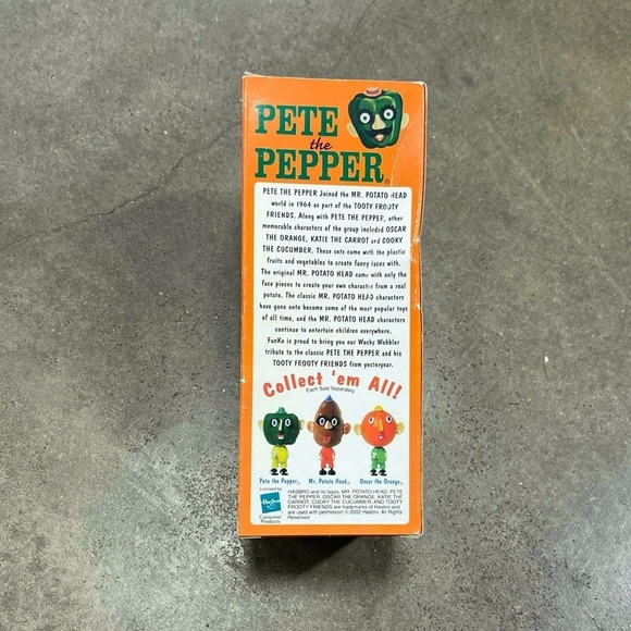 Vintage 2002 Funko Pop Official Pete the Pepper Wacky Wobbler Bobblehead - Picture 2 of 7